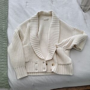 Anthropologie Deep V Cardigan